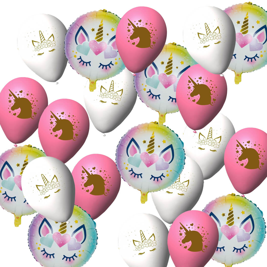 Globos unicornio